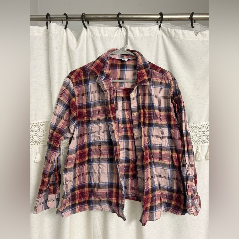 Old Navy Multicolor Plaid Shirt